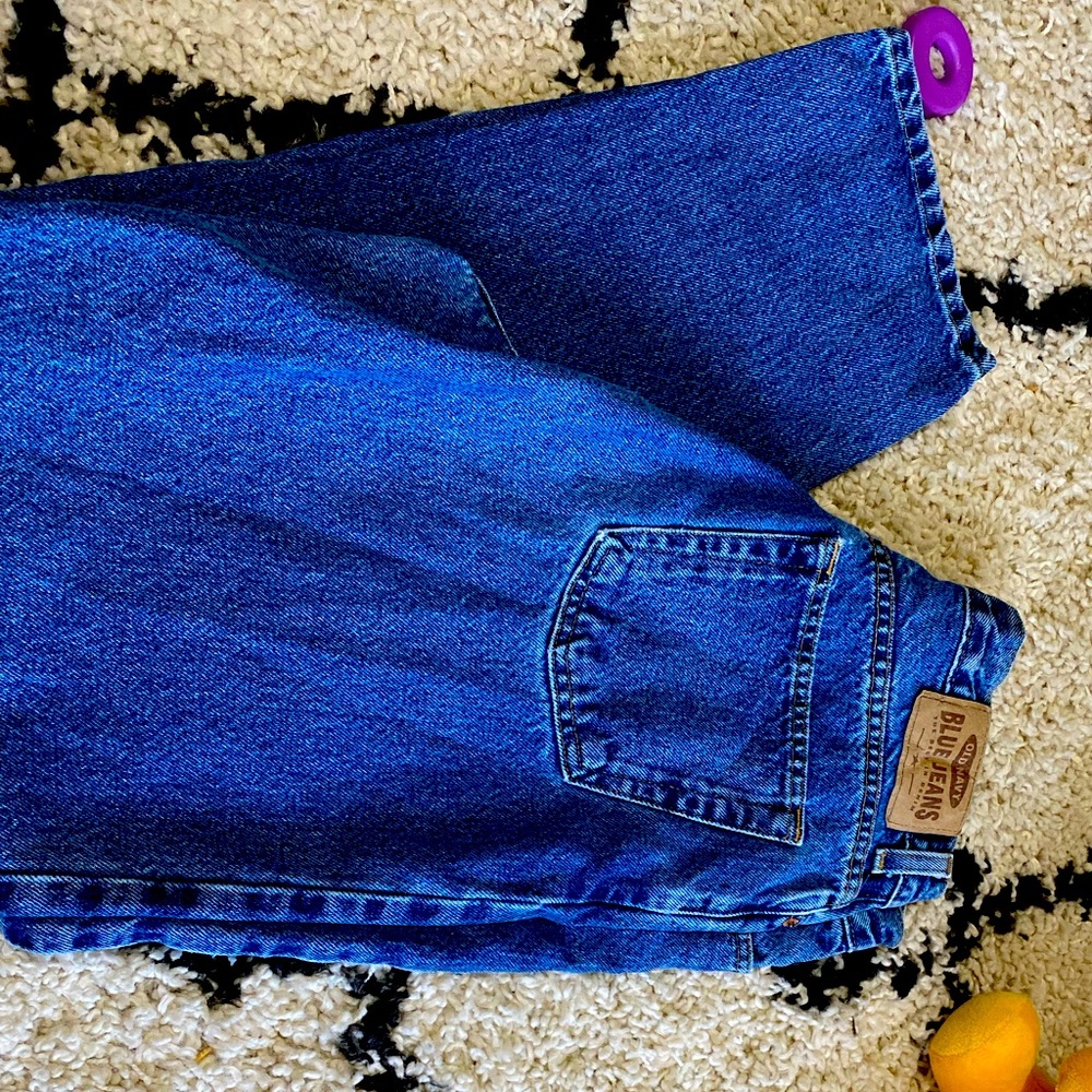 VTG Old Navy Blue Jeans 10 Regular Relaxed Highwaisted